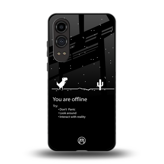 you are offline back phone cover | glass case for oneplus nord ce 4 lite