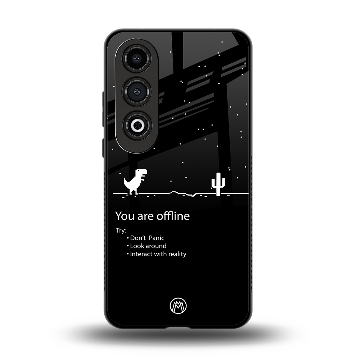 you are offline back phone cover | glass case for oneplus nord ce 4