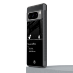 you are offline back phone cover | glass case for google pixel 8 pro