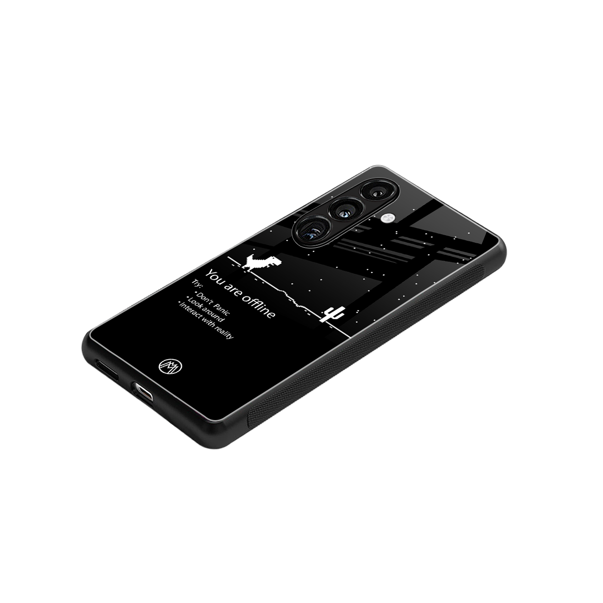 you are offline back phone cover | glass case for samsung galaxy s24 fe