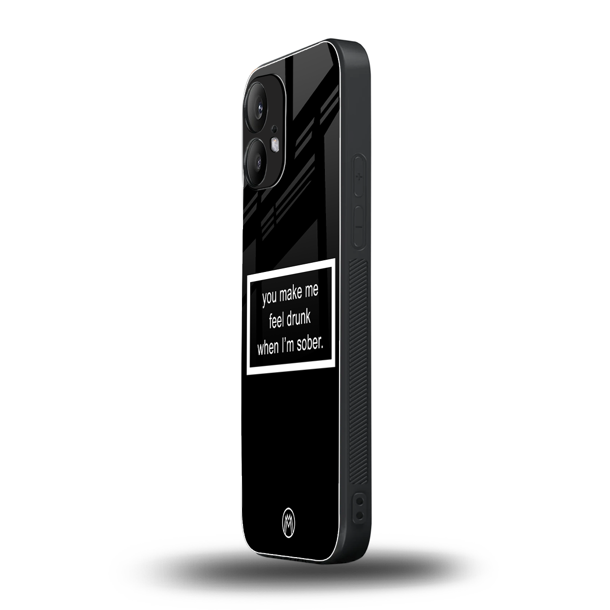 you make me feel drunk black edition back phone cover | glass case for nothing phone 2