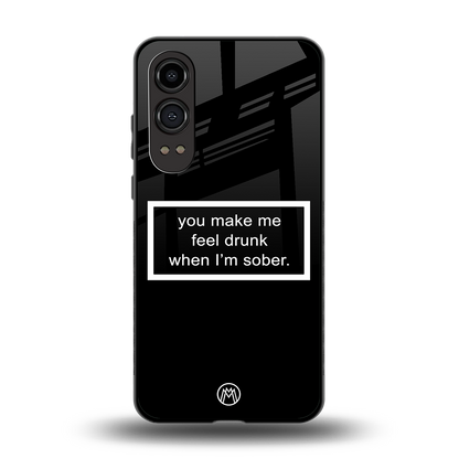 you make me feel drunk black edition back phone cover | glass case for oneplus nord ce 4 lite