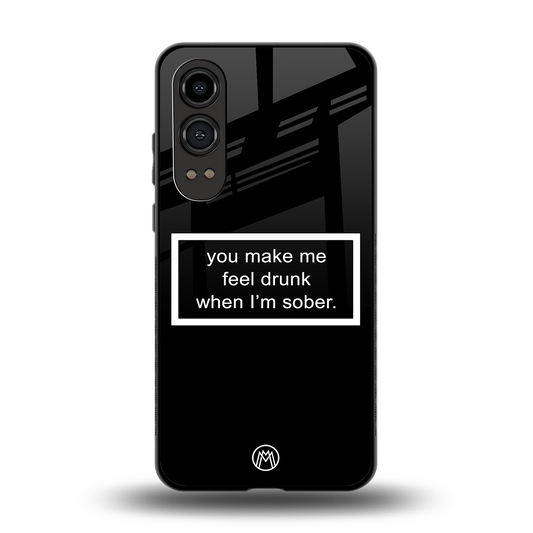 you make me feel drunk black edition back phone cover | glass case for oneplus nord ce 4 lite