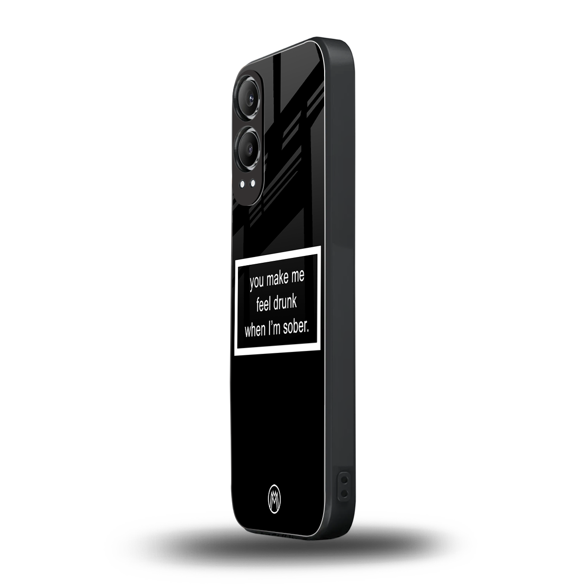 you make me feel drunk black edition back phone cover | glass case for oneplus nord ce 4 lite