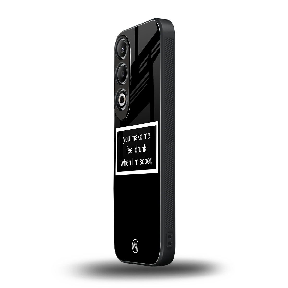 you make me feel drunk black edition back phone cover | glass case for oneplus nord ce 4