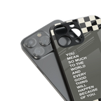 you mean so much to the world back phone cover | glass case for iphone 13 mini