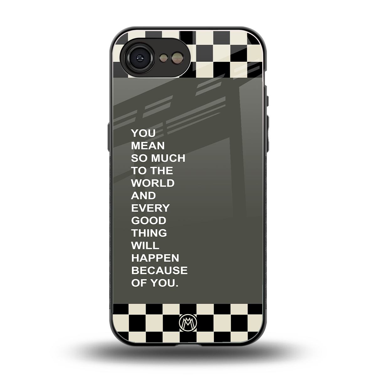 you mean so much to the world back phone cover | glass case for iphone 16e
