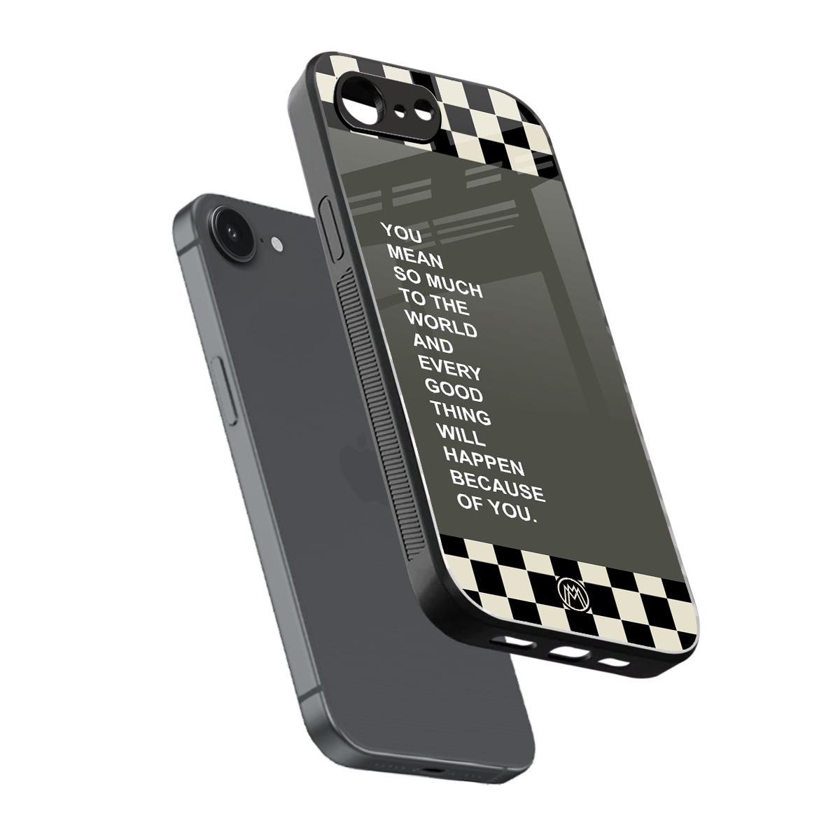 you mean so much to the world back phone cover | glass case for iphone 16e