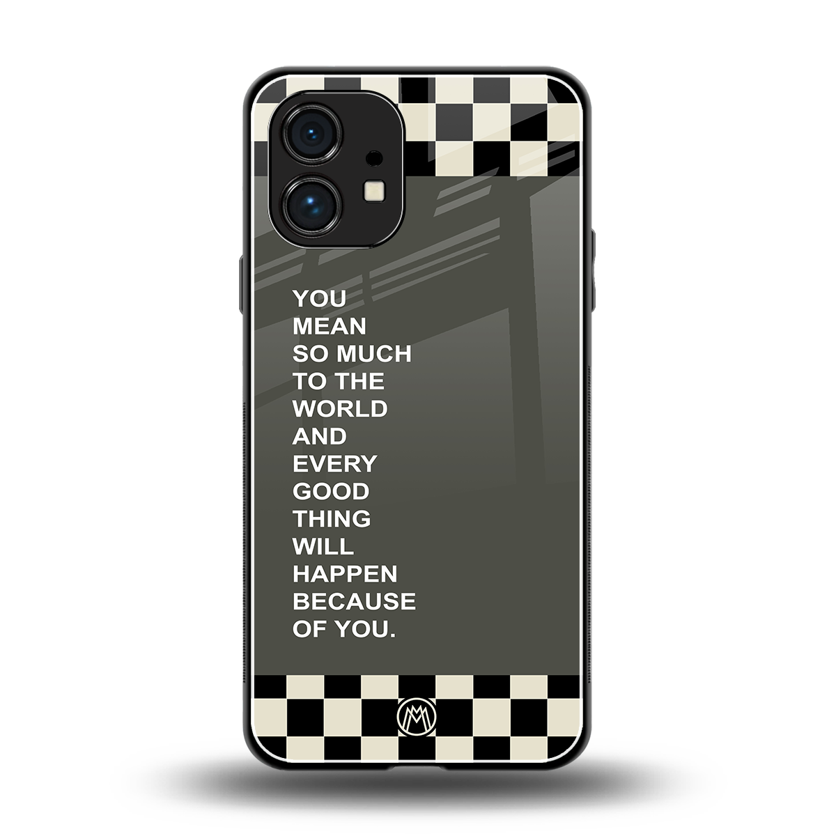 you mean so much to the world back phone cover | glass case for nothing phone 1