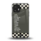 you mean so much to the world back phone cover | glass case for nothing phone 2
