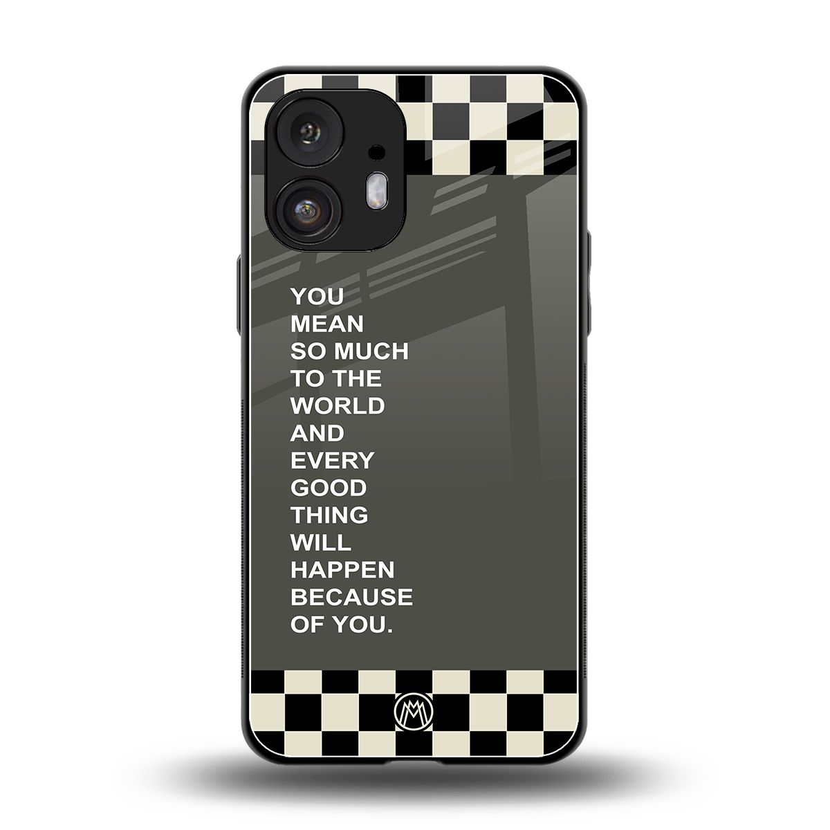you mean so much to the world back phone cover | glass case for nothing phone 2