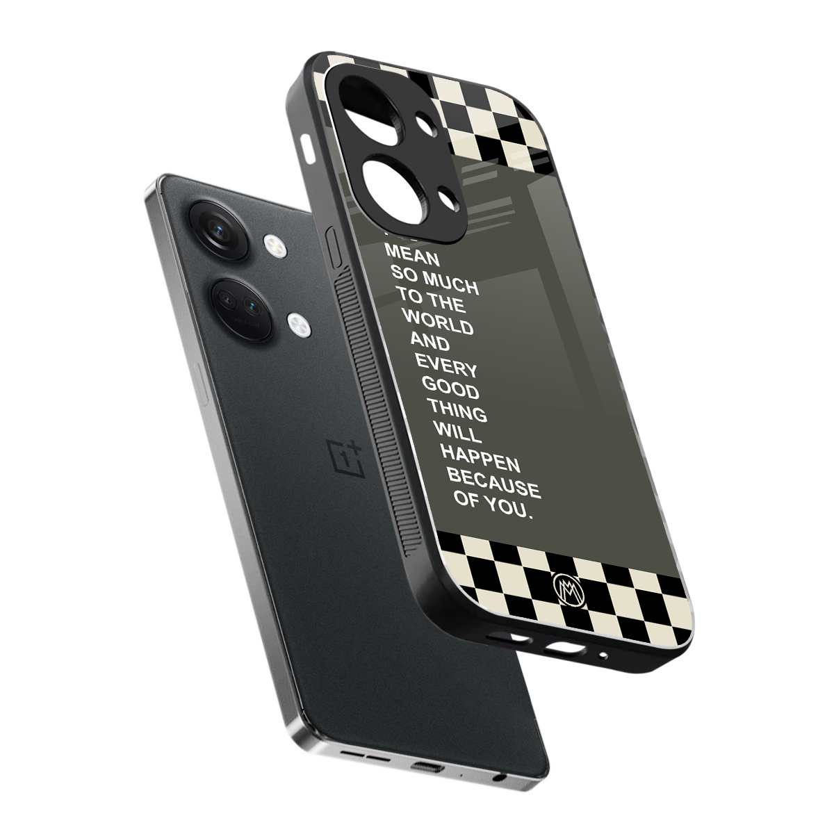 you mean so much to the world back phone cover | glass case for oneplus nord 3