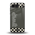 you mean so much to the world back phone cover | glass case for oneplus nord 4