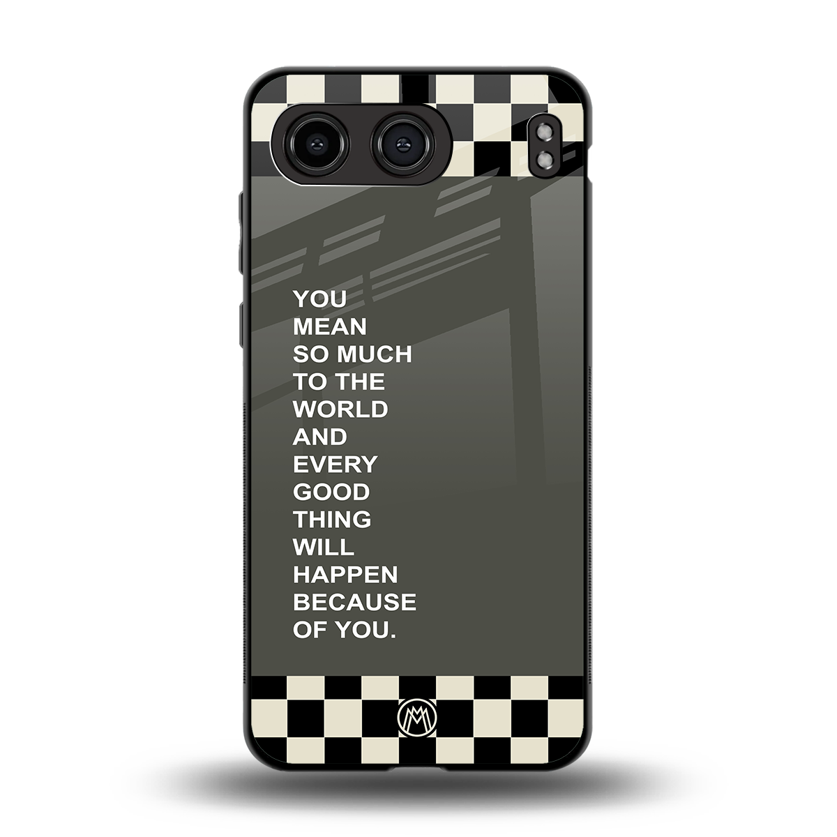 you mean so much to the world back phone cover | glass case for oneplus nord 4