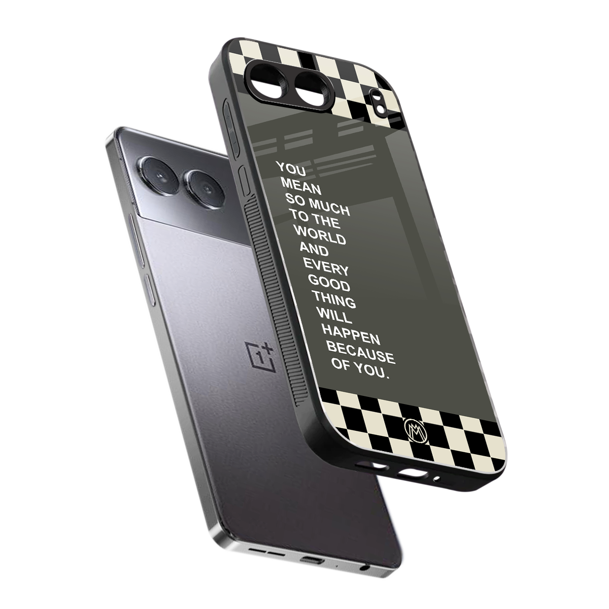 you mean so much to the world back phone cover | glass case for oneplus nord 4