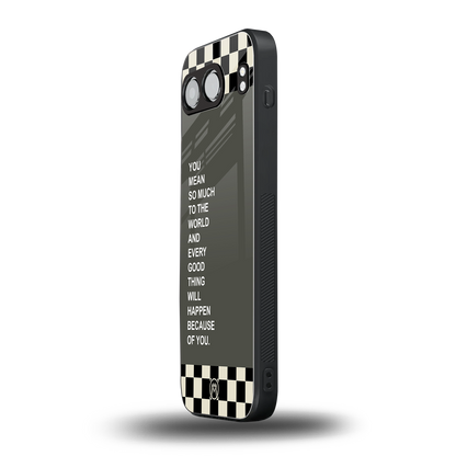you mean so much to the world back phone cover | glass case for oneplus nord 4