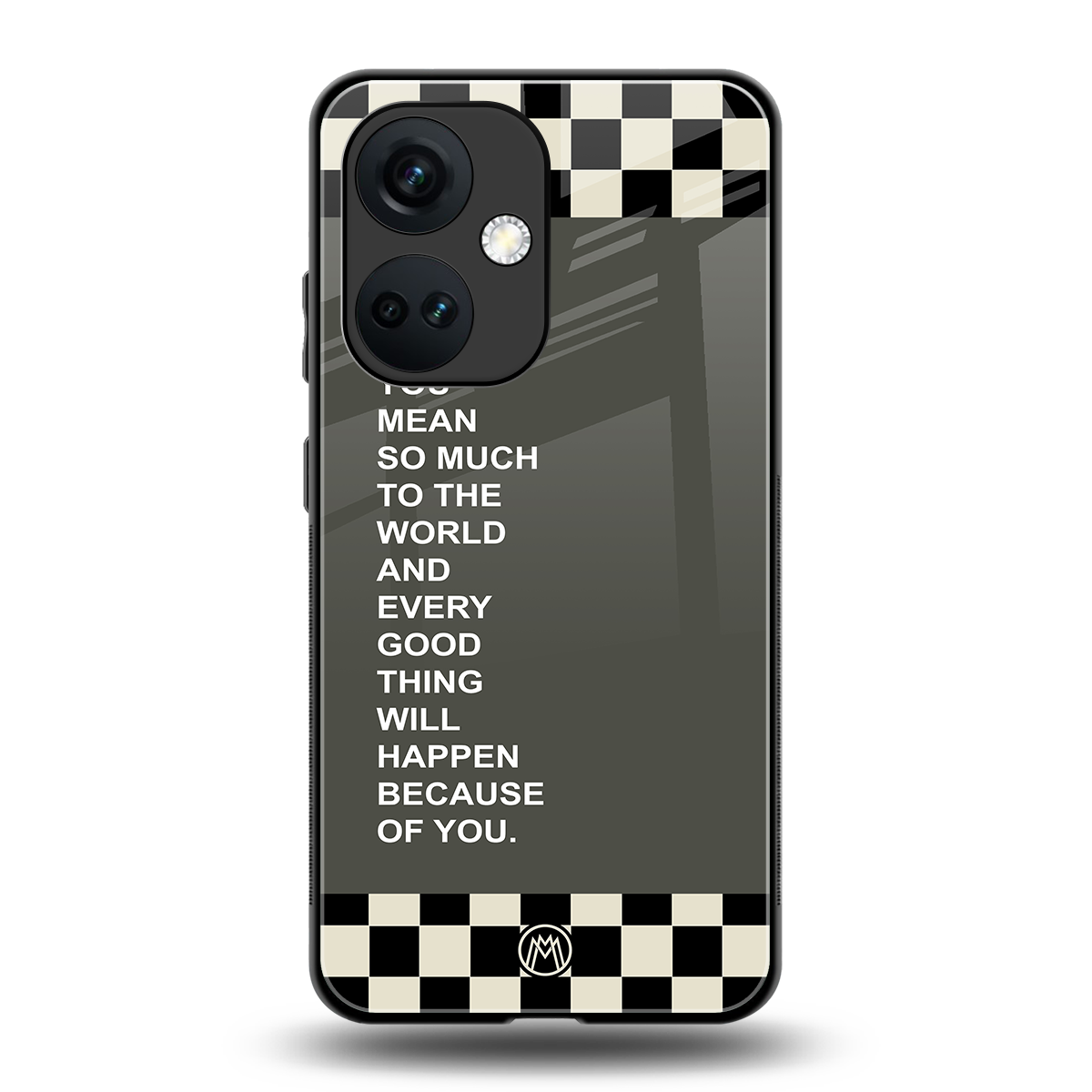 you mean so much to the world back phone cover | glass case for oneplus nord ce 3