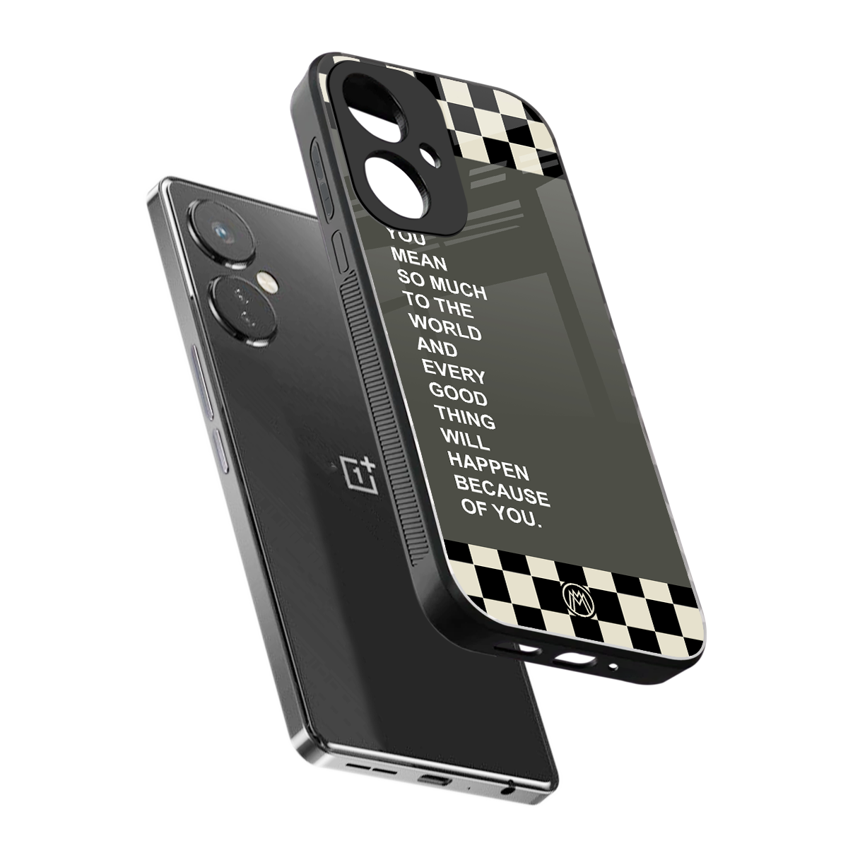 you mean so much to the world back phone cover | glass case for oneplus nord ce 3