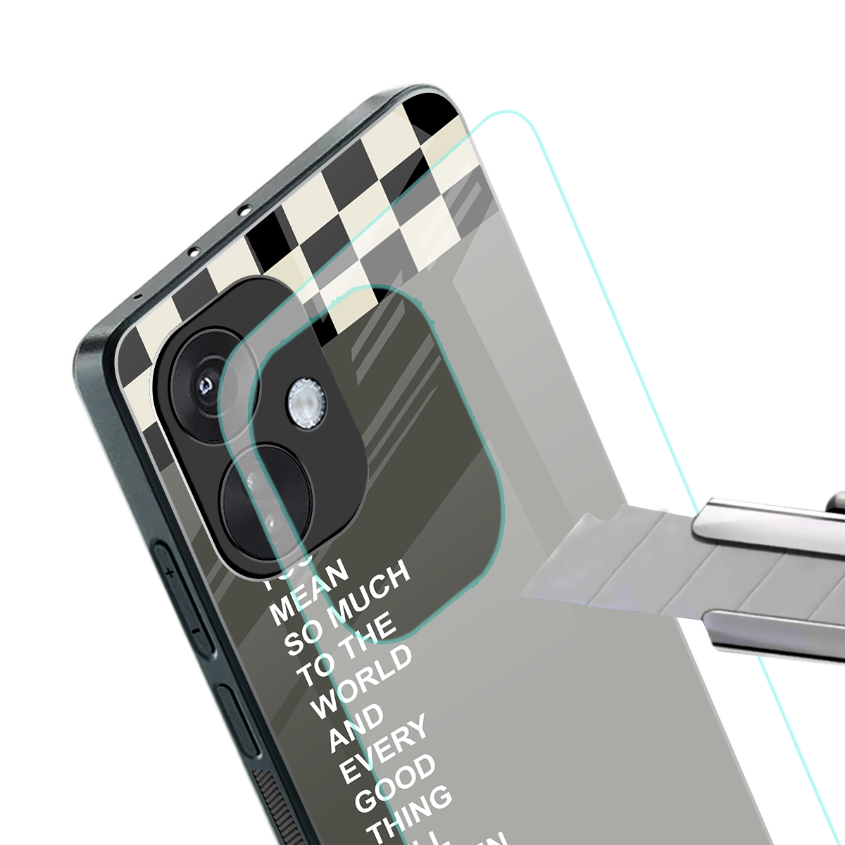 you mean so much to the world back phone cover | glass case for oneplus nord ce 3