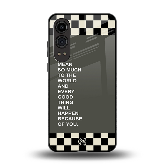 you mean so much to the world back phone cover | glass case for oneplus nord ce 4 lite