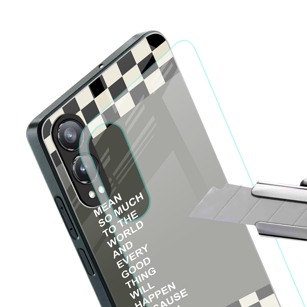 you mean so much to the world back phone cover | glass case for oneplus nord ce 4 lite