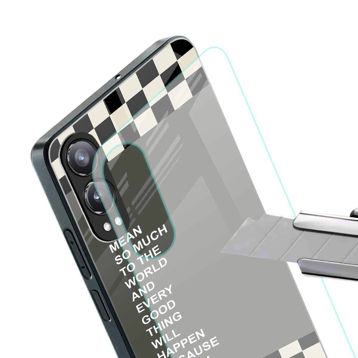 you mean so much to the world back phone cover | glass case for oneplus nord ce 4 lite