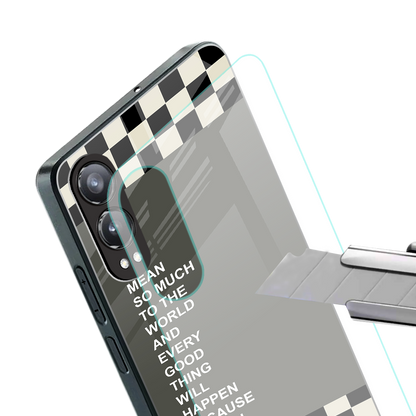 you mean so much to the world back phone cover | glass case for oneplus nord ce 4 lite