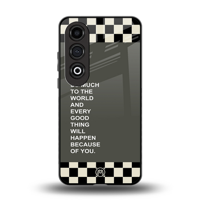 you mean so much to the world back phone cover | glass case for oneplus nord ce 4