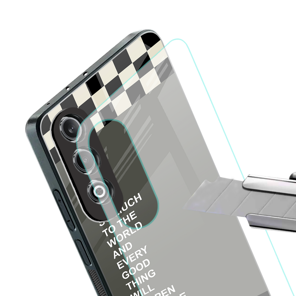 you mean so much to the world back phone cover | glass case for oneplus nord ce 4