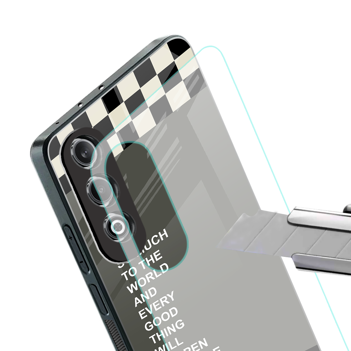 you mean so much to the world back phone cover | glass case for oneplus nord ce 4