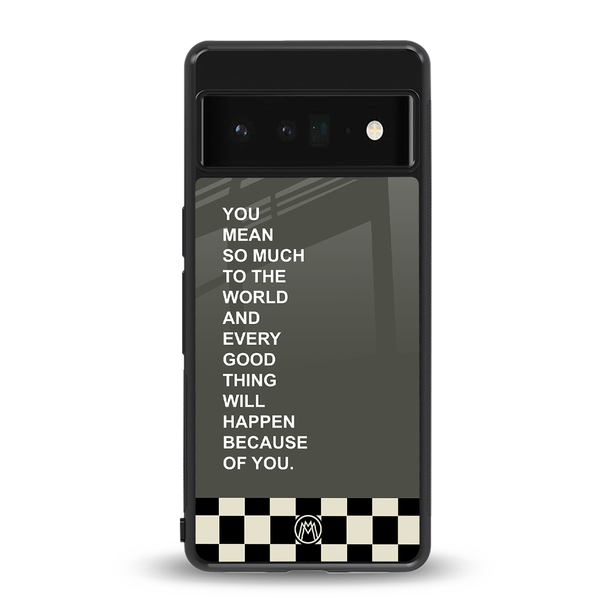 you mean so much to the world back phone cover | glass case for google pixel 6 pro