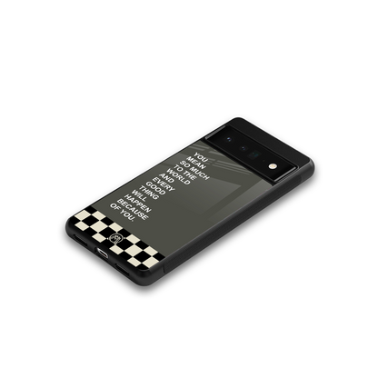 you mean so much to the world back phone cover | glass case for google pixel 6 pro