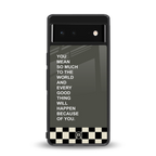 you mean so much to the world back phone cover | glass case for google pixel 6