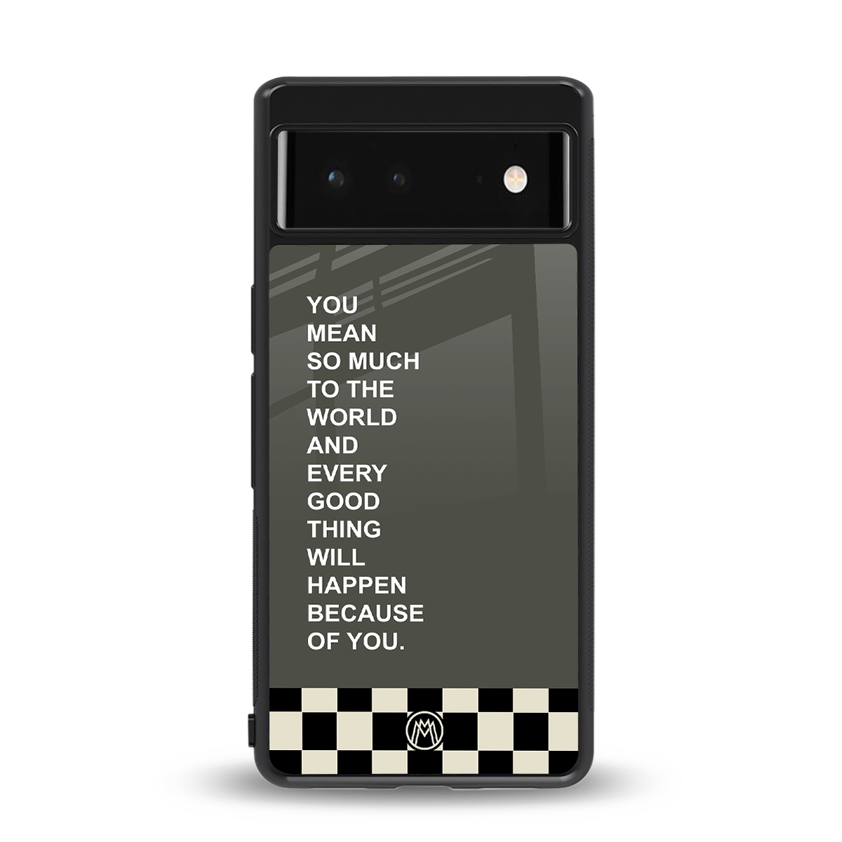 you mean so much to the world back phone cover | glass case for google pixel 6