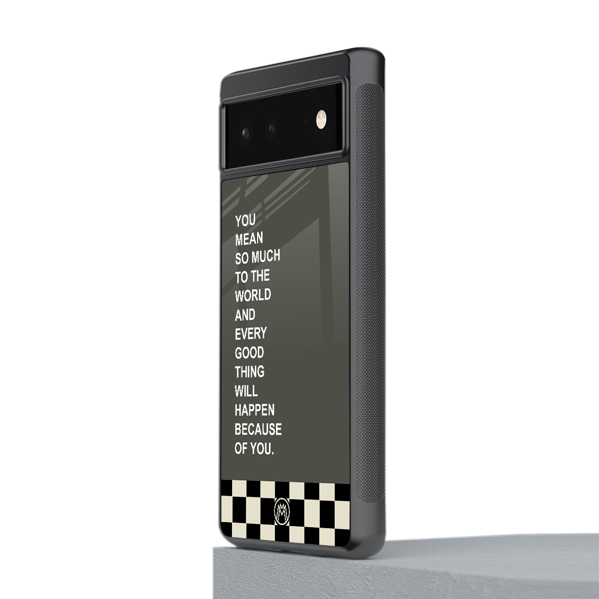 you mean so much to the world back phone cover | glass case for google pixel 6