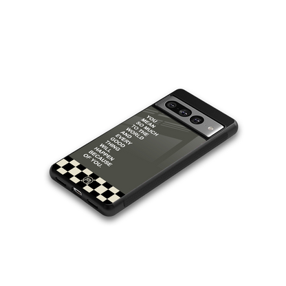 you mean so much to the world back phone cover | glass case for google pixel 7 pro