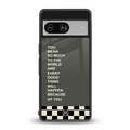 you mean so much to the world back phone cover | glass case for Google Pixel 8