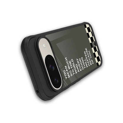 you mean so much to the world back phone cover | glass case for google pixel 9