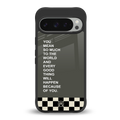 you mean so much to the world back phone cover | glass case for google pixel 9 pro