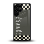 you mean so much to the world back phone cover | glass case for samsung galaxy s25 ultra