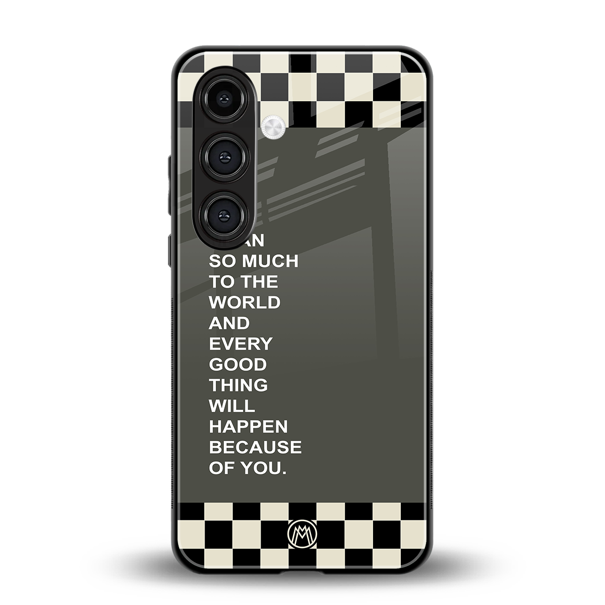 you mean so much to the world back phone cover | glass case for samsung galaxy s23