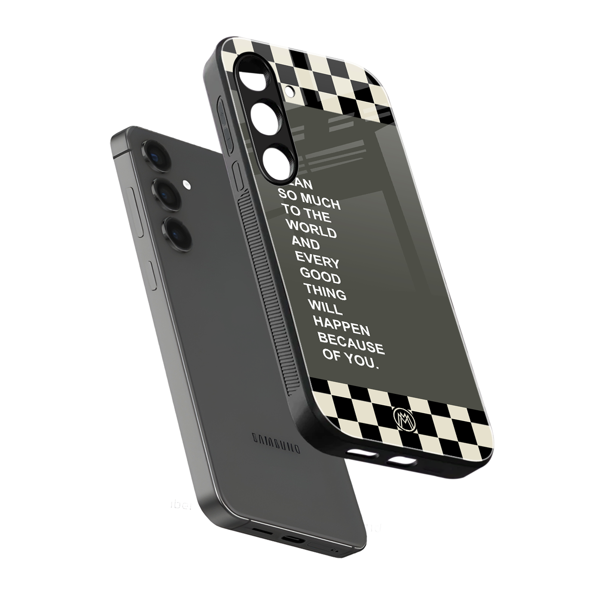 you mean so much to the world back phone cover | glass case for samsung galaxy s25