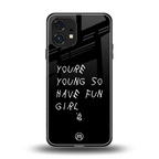you are young back phone cover | glass case for nothing phone 1