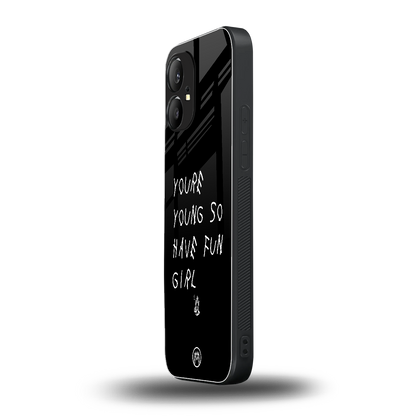 you are young back phone cover | glass case for nothing phone 1
