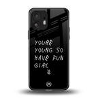 you are young back phone cover | glass case for nothing phone 2