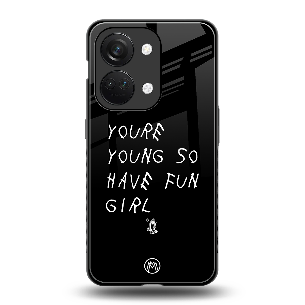 you are young back phone cover | glass case for oneplus nord 3