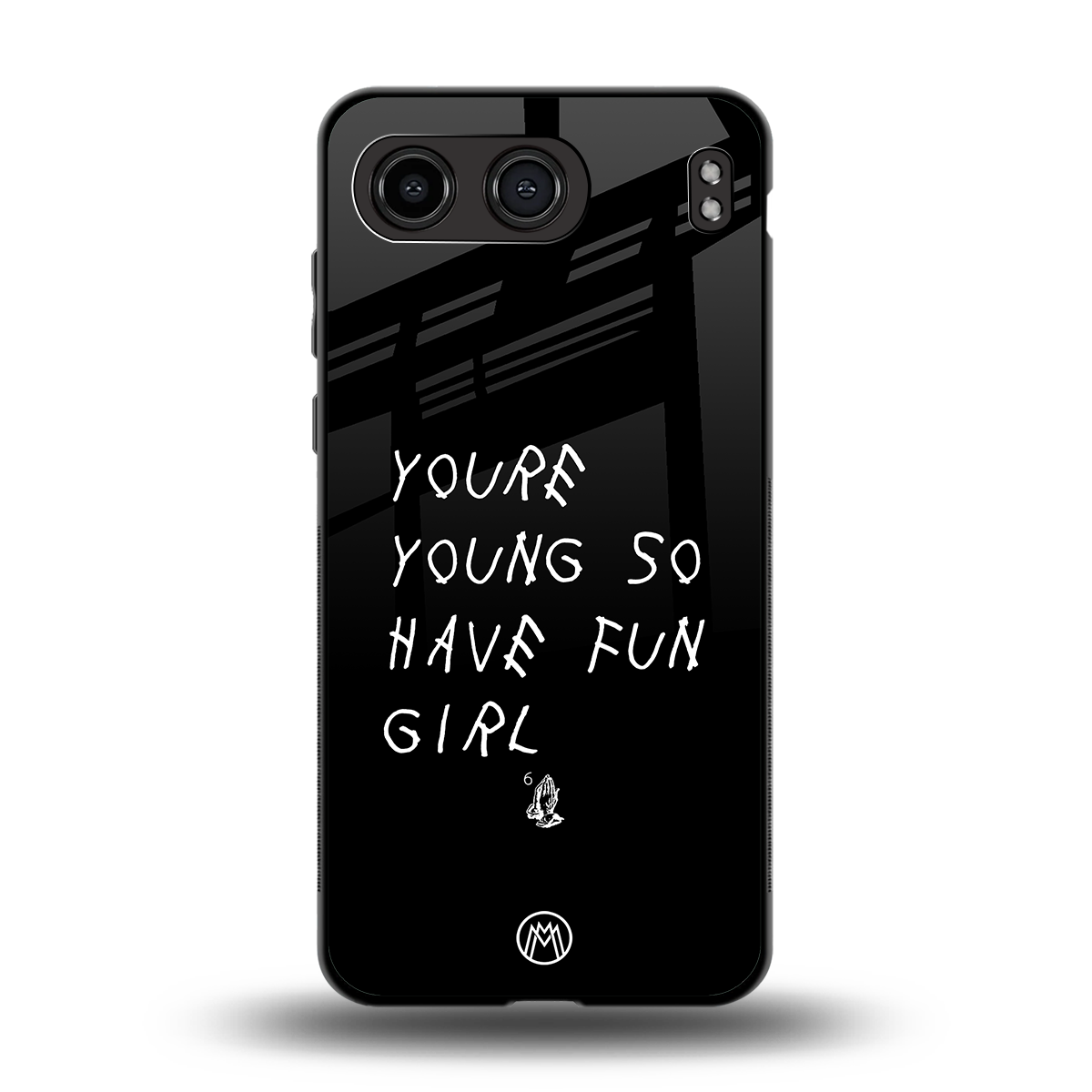 you are young back phone cover | glass case for oneplus nord 4