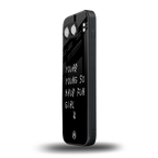you are young back phone cover | glass case for oneplus nord 4