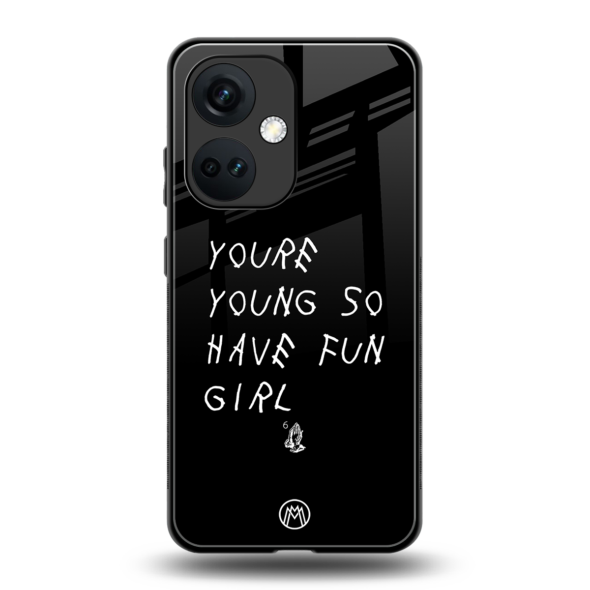 you are young back phone cover | glass case for oneplus nord ce 3