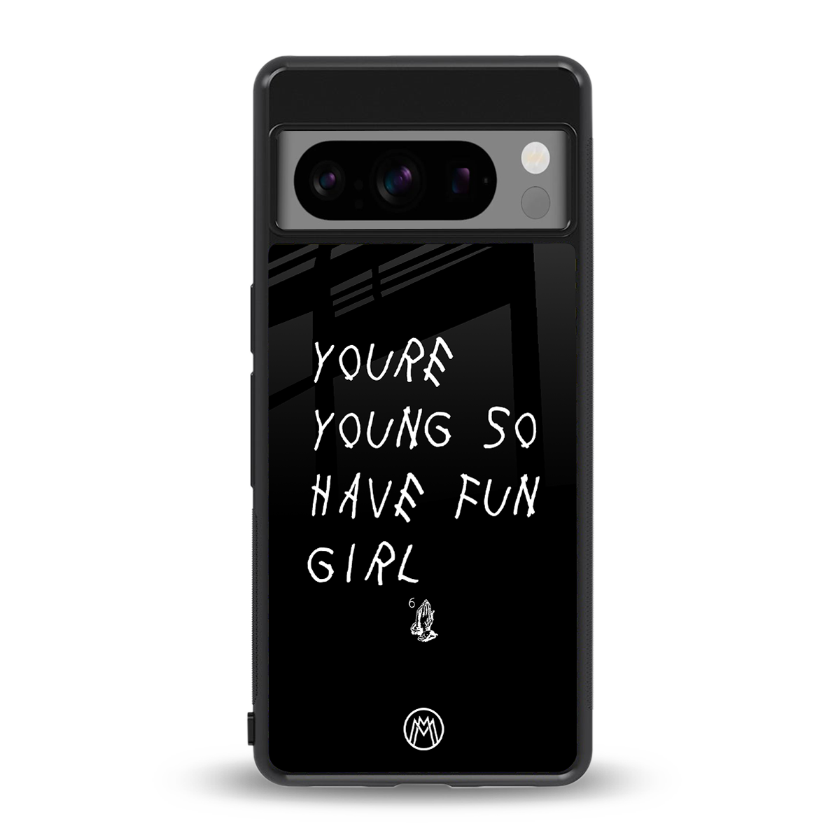 you are young back phone cover | glass case for google pixel 8 pro